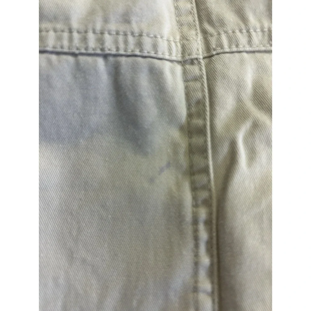 Vintage Y2K Cherokee Girls Overall Jumper Dress Ivory Cargo Size Girls 5T